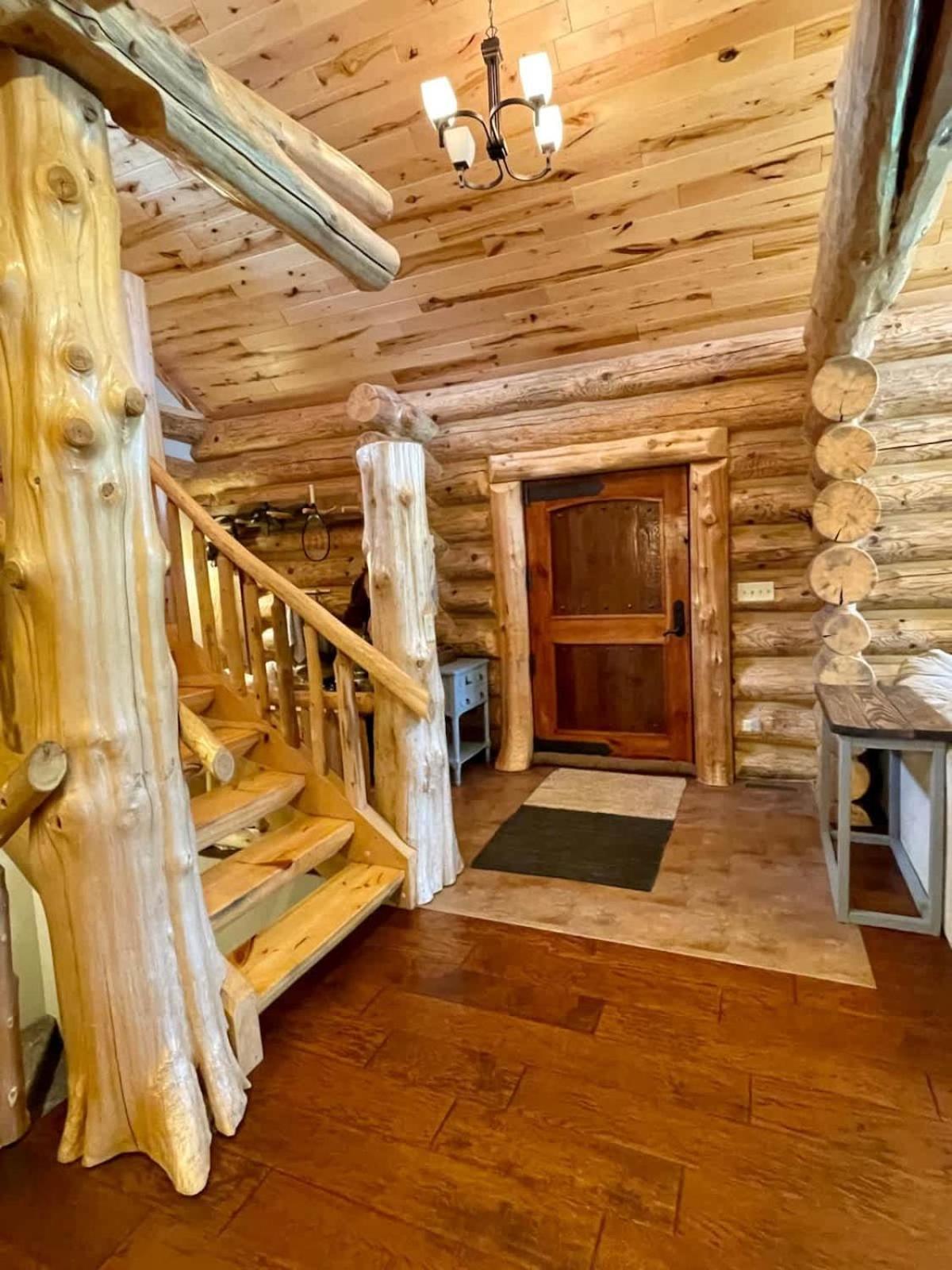 Stunning Log Cabin Getaway At The Hannu Haus ไอรอนวูด ภายนอก รูปภาพ
